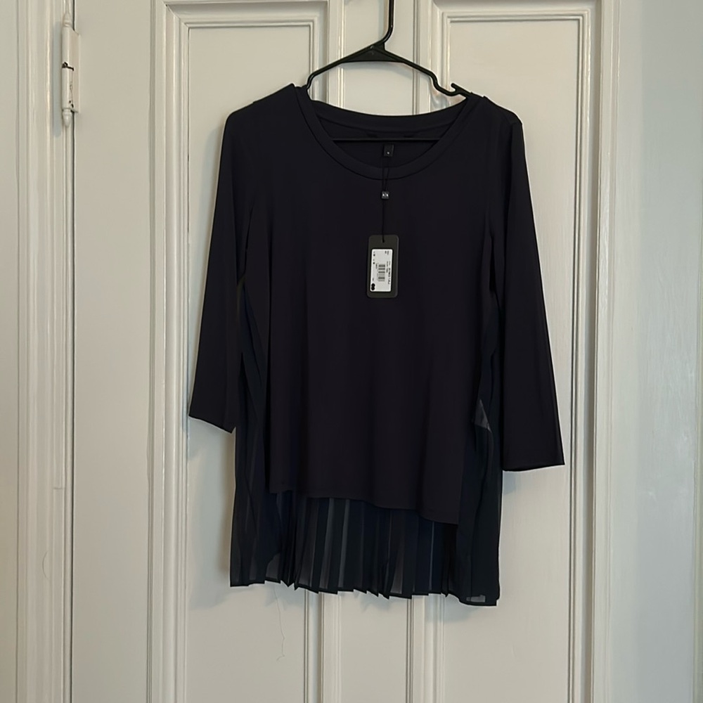 Armani exchange blue long sleeve shirt